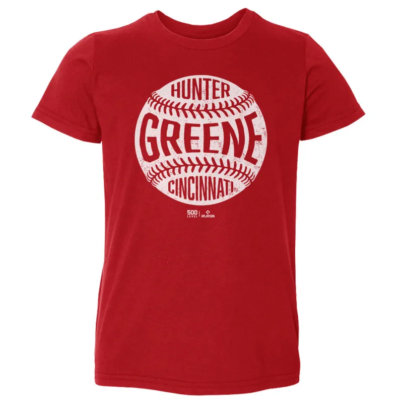 Hunter Greene Cincinnati Vintage Baseball WHT sold by 500 Level