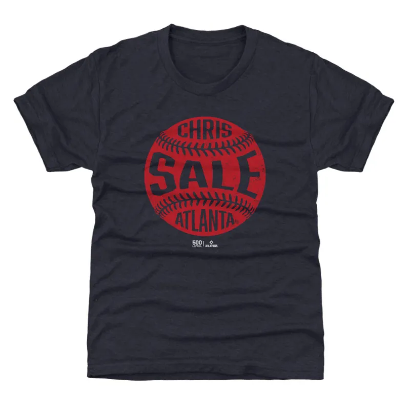 Chris Sale Atlanta Vintage Baseball WHT sold by 500 Level