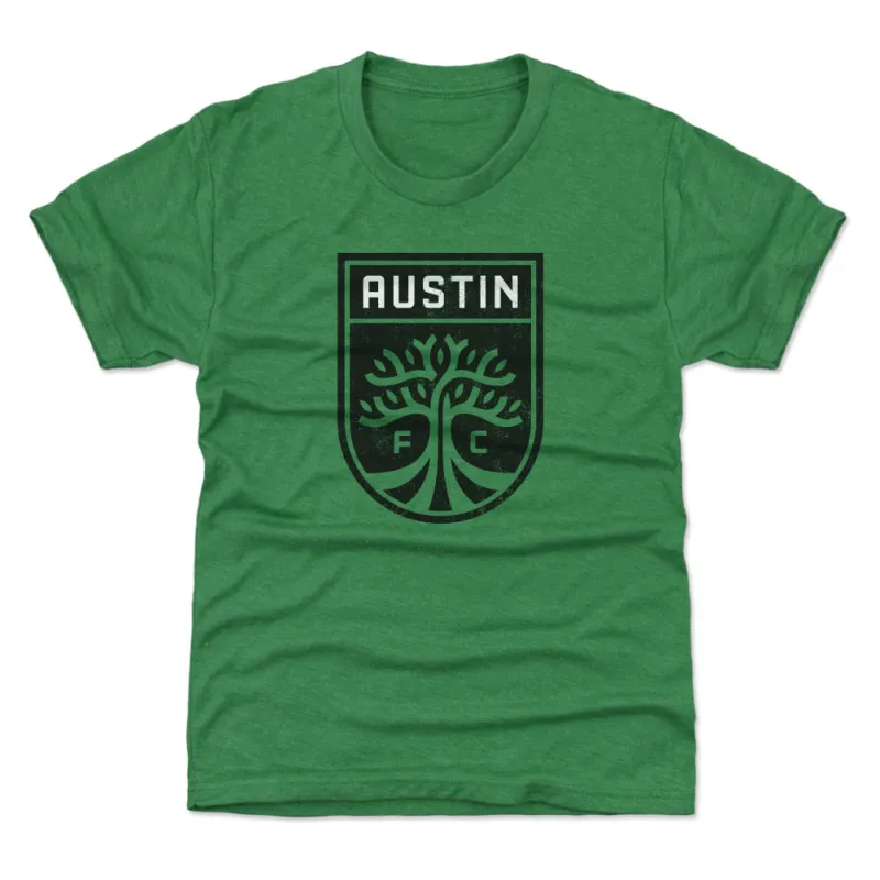 Austin FC Vintage Primary Logo Black WHT sold by 500 Level