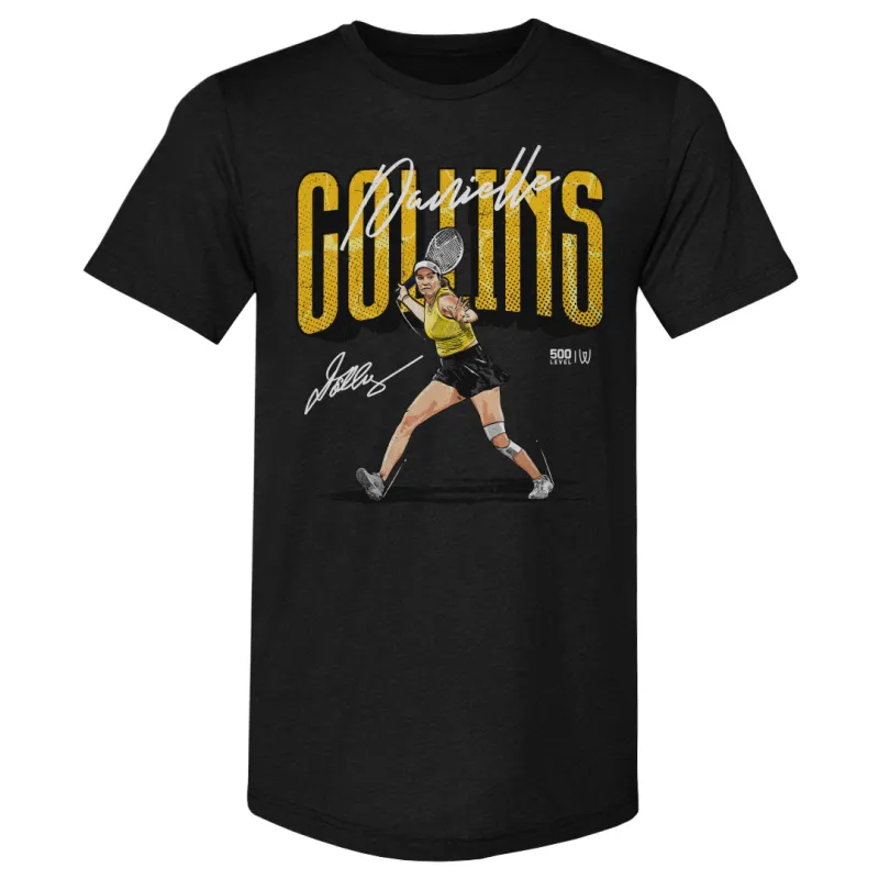 Danielle Collins Player Name WHT sold by 500 Level