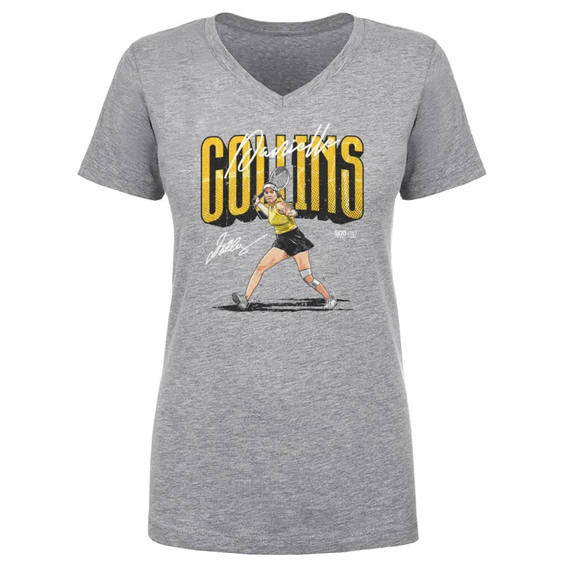 Danielle Collins Player Name WHT sold by 500 Level