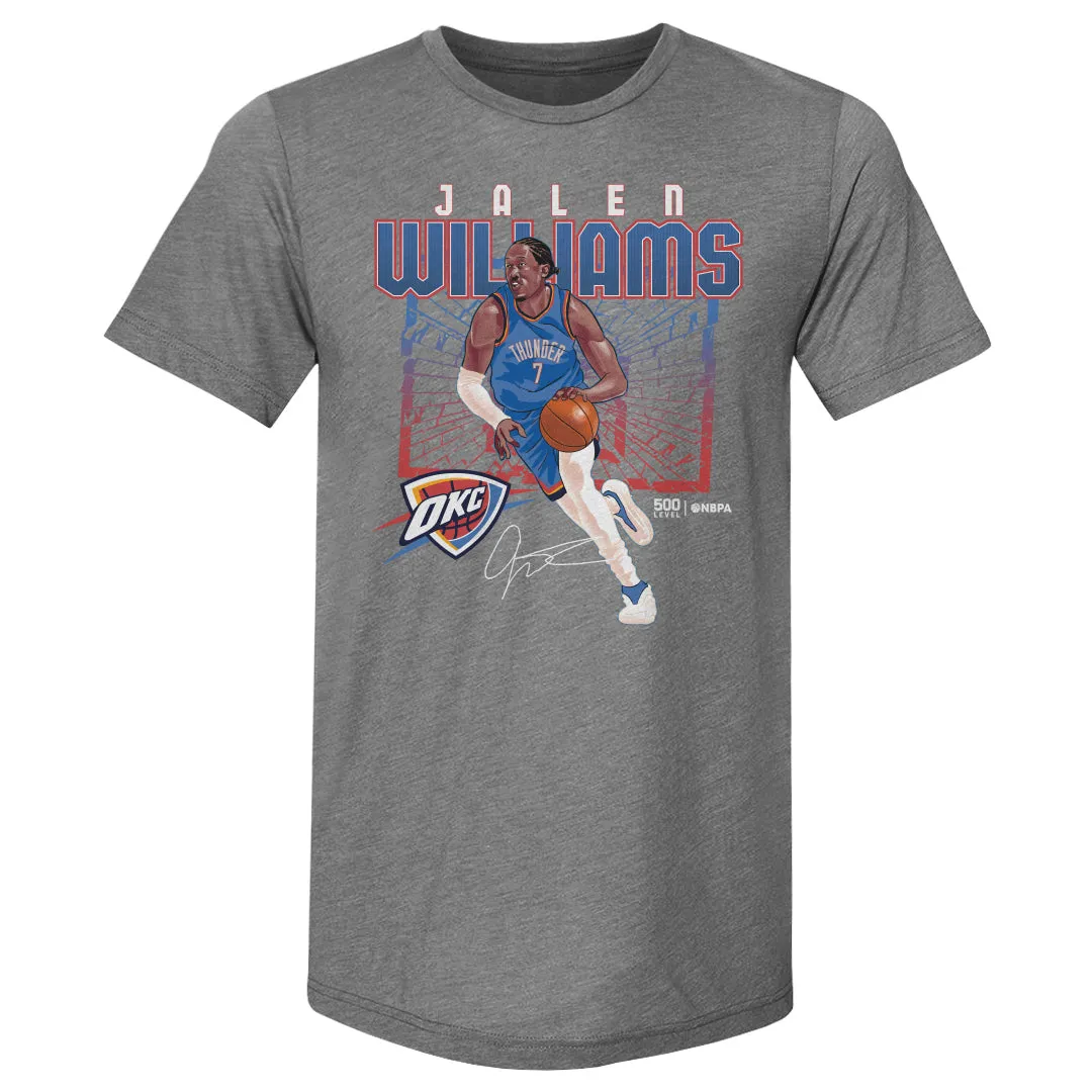 Jalen Williams Oklahoma City Thunder Shattered WHT sold by 500 Level product image thumbnail 3