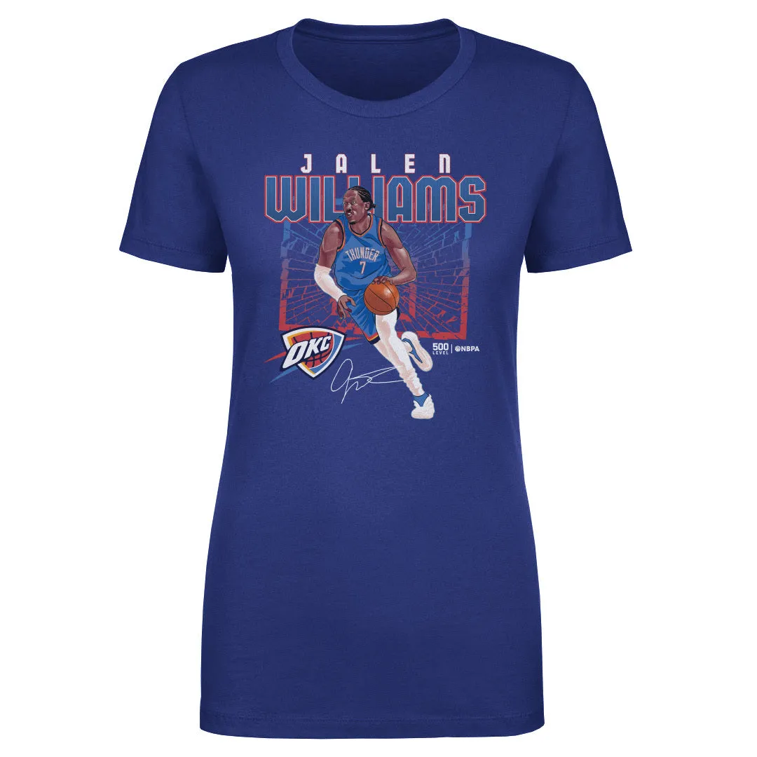 Jalen Williams Oklahoma City Thunder Shattered WHT sold by 500 Level product image thumbnail 3