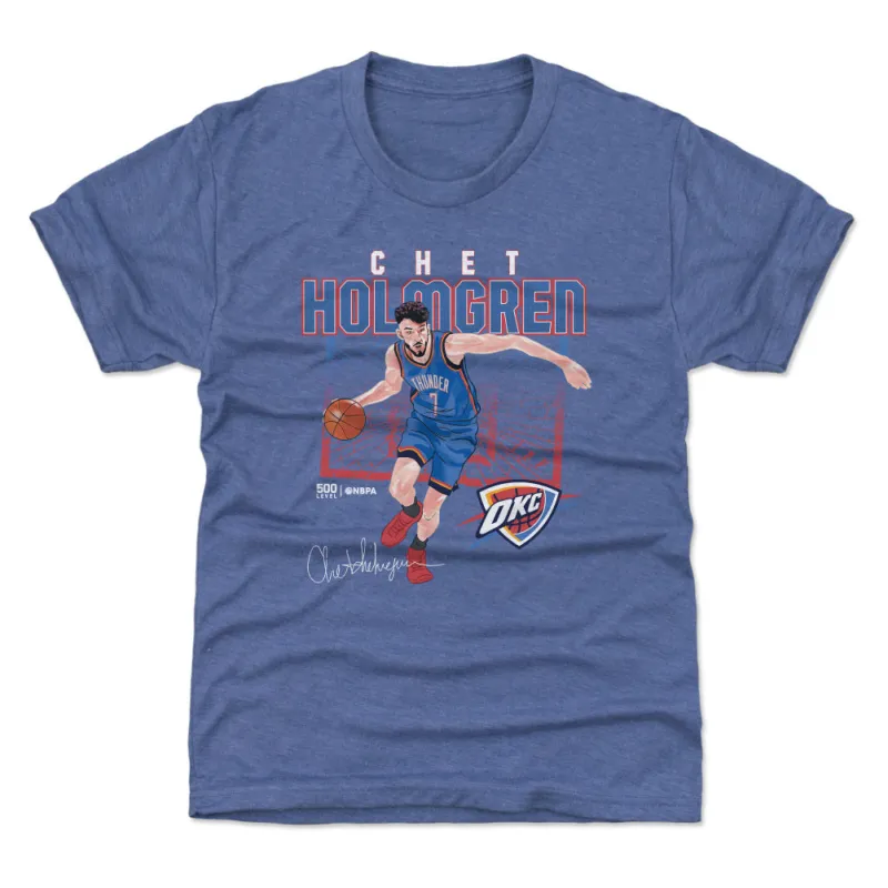 Chet Holmgren Oklahoma City Thunder Shattered WHT sold by 500 Level