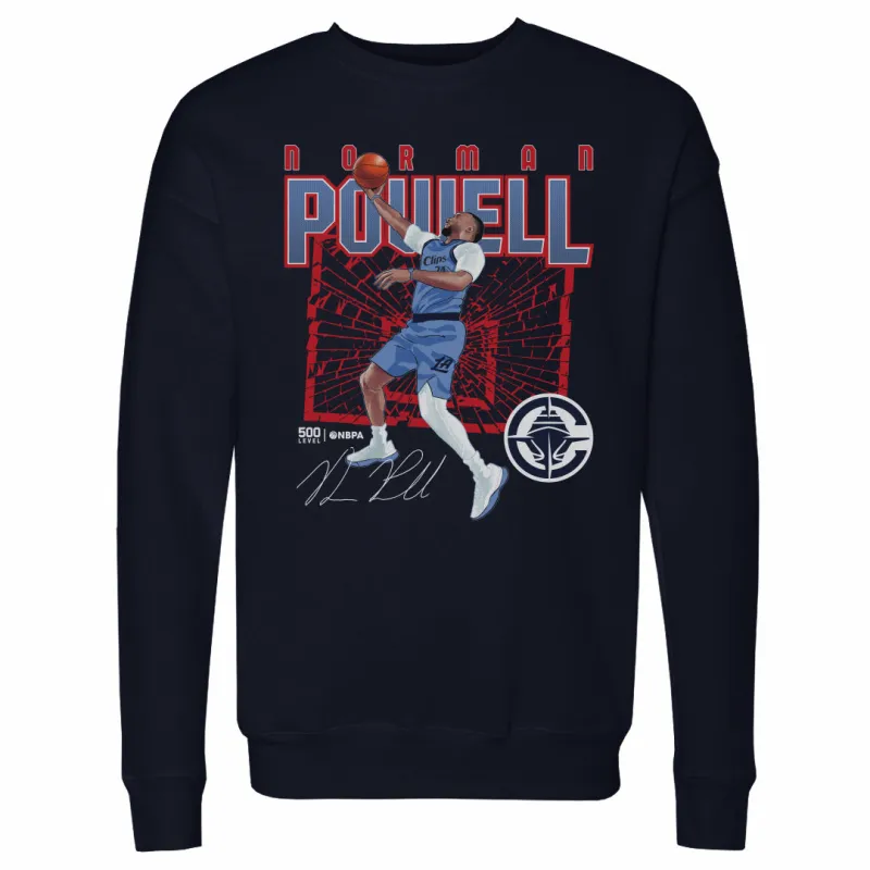 Norman Powell Los Angeles Clippers Shattered WHT sold by 500 Level