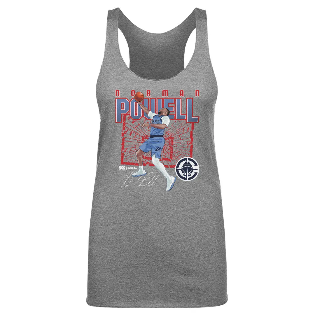 Norman Powell Los Angeles Clippers Shattered WHT sold by 500 Level