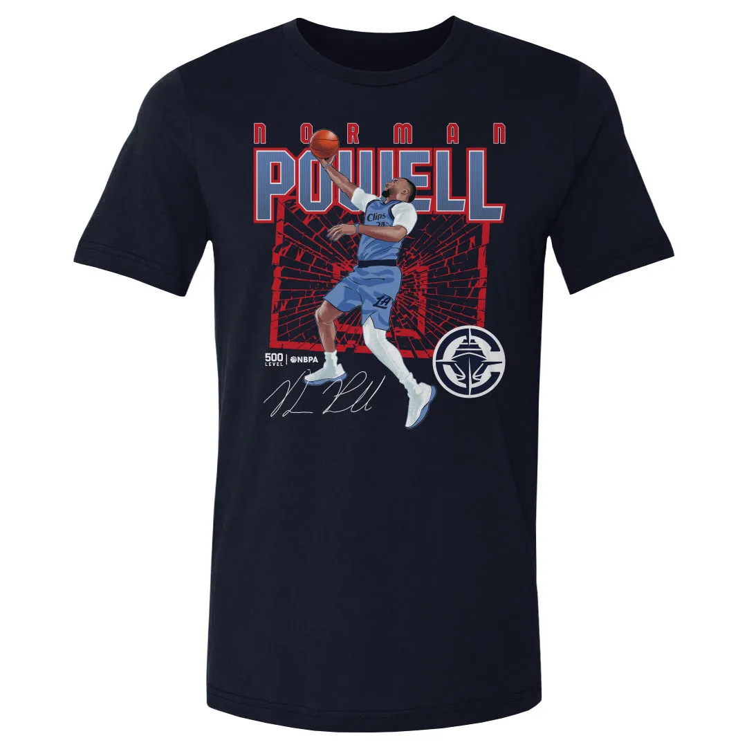 Norman Powell Los Angeles Clippers Shattered WHT sold by 500 Level