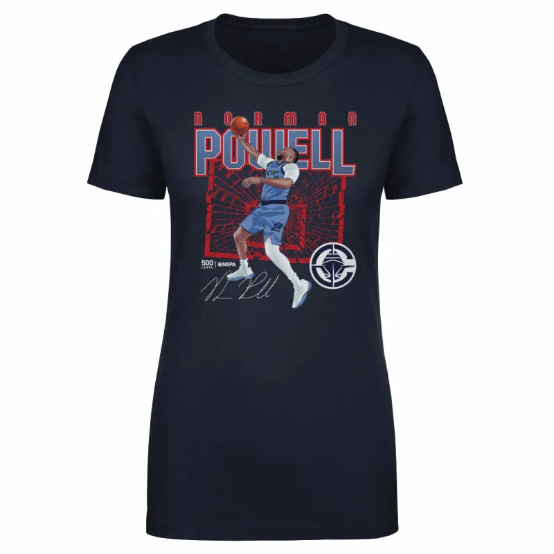 Norman Powell Los Angeles Clippers Shattered WHT sold by 500 Level