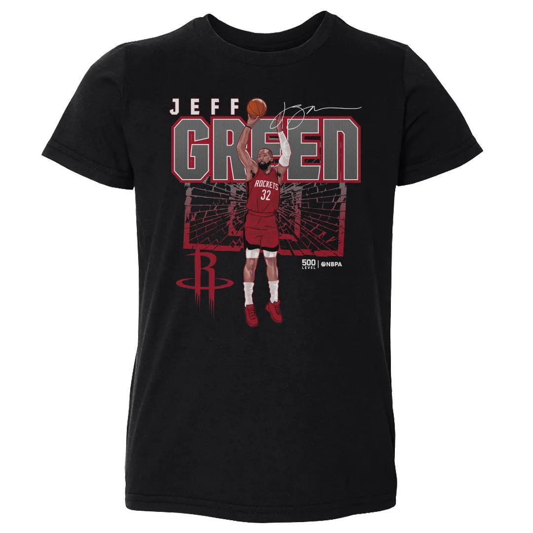 Jeff Green Houston Rockets Shattered WHT sold by 500 Level