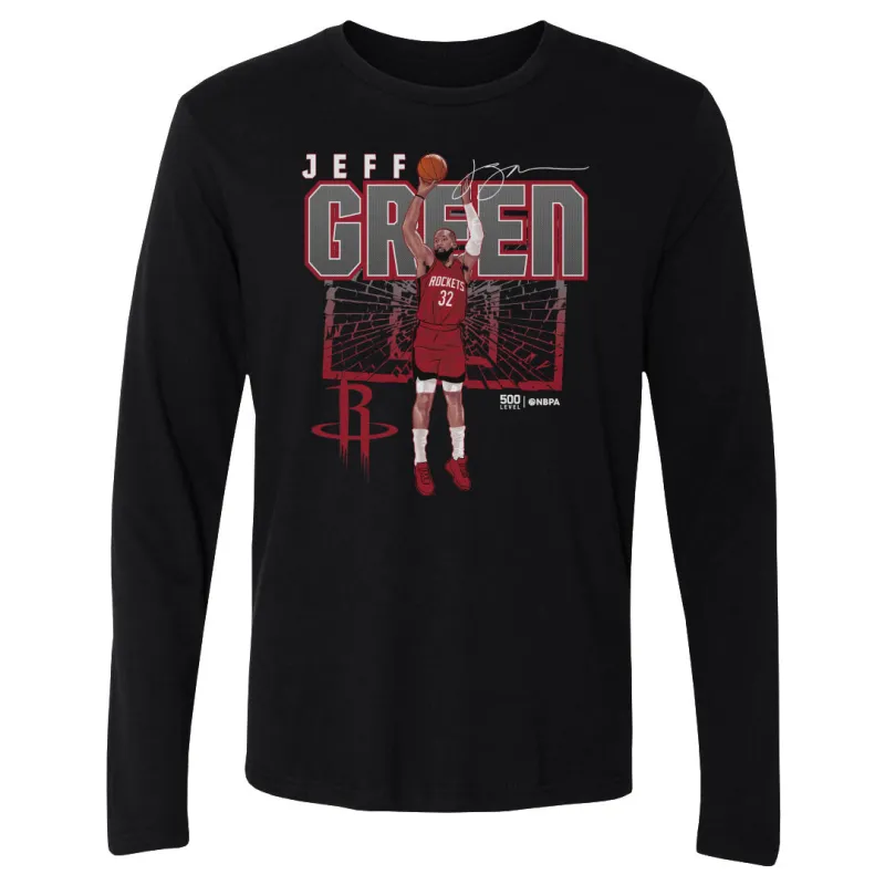 Jeff Green Houston Rockets Shattered WHT sold by 500 Level