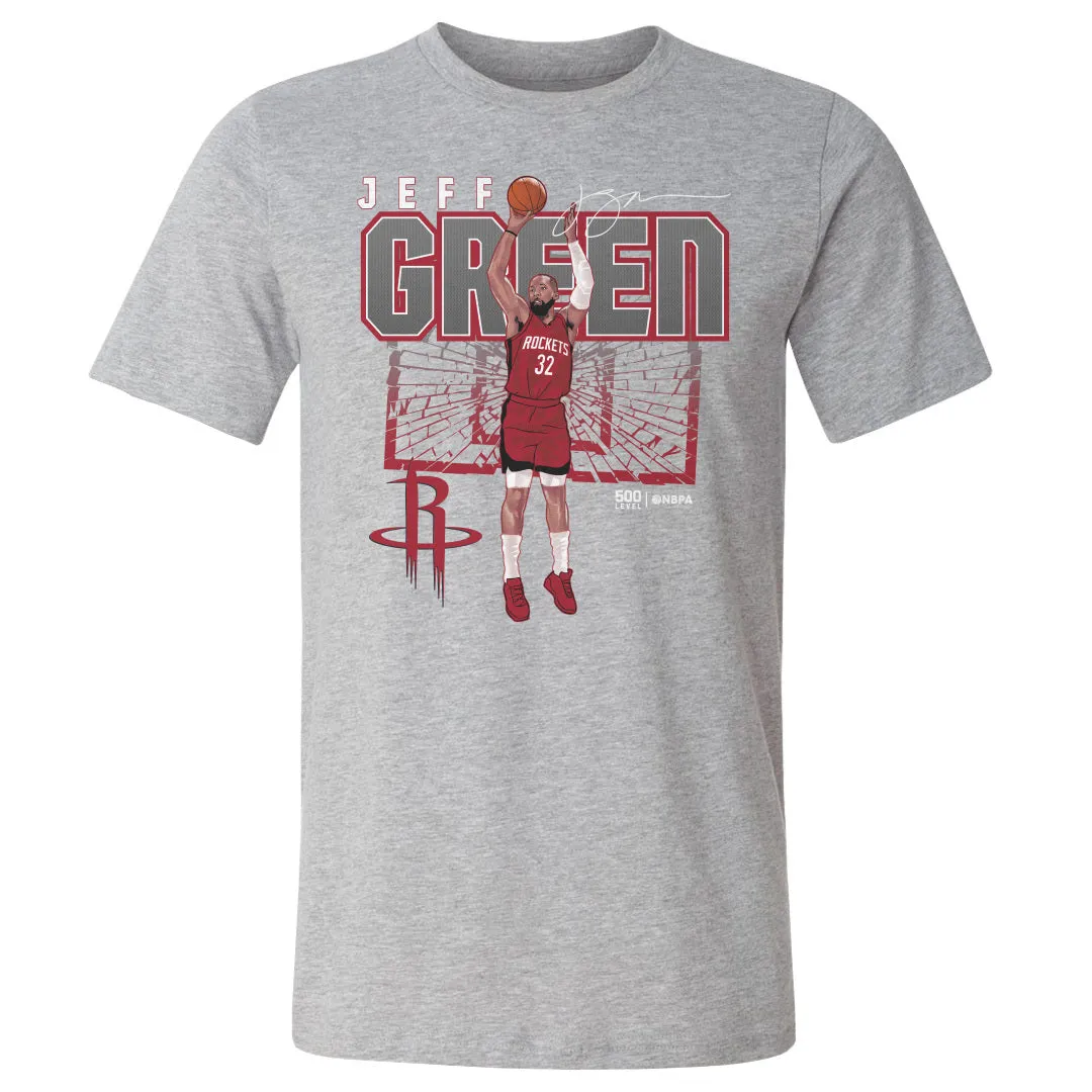 Jeff Green Houston Rockets Shattered WHT sold by 500 Level