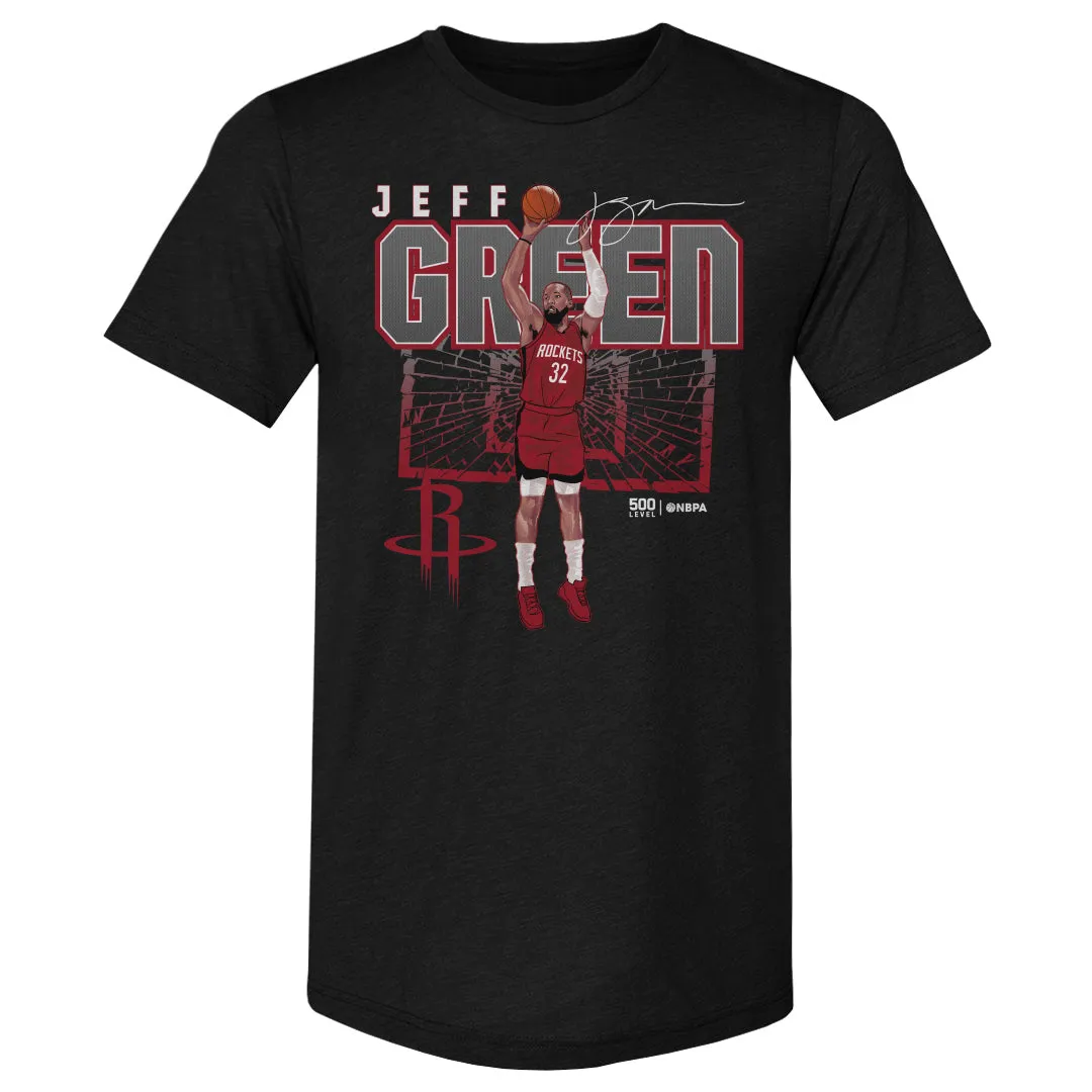Jeff Green Houston Rockets Shattered WHT sold by 500 Level