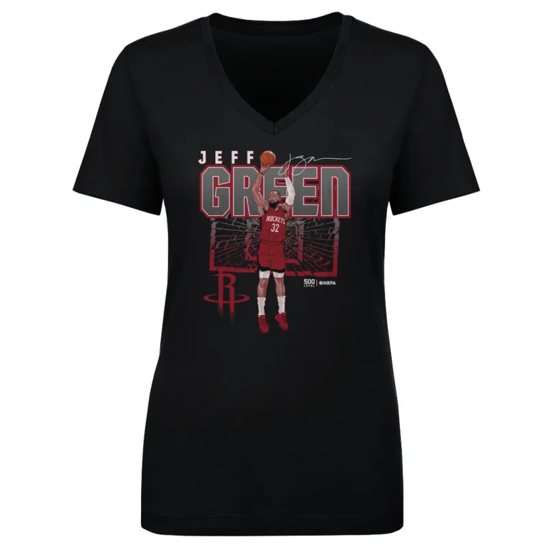 Jeff Green Houston Rockets Shattered WHT sold by 500 Level
