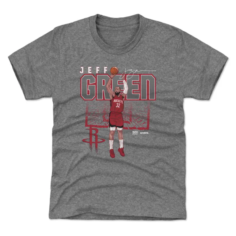Jeff Green Houston Rockets Shattered WHT sold by 500 Level