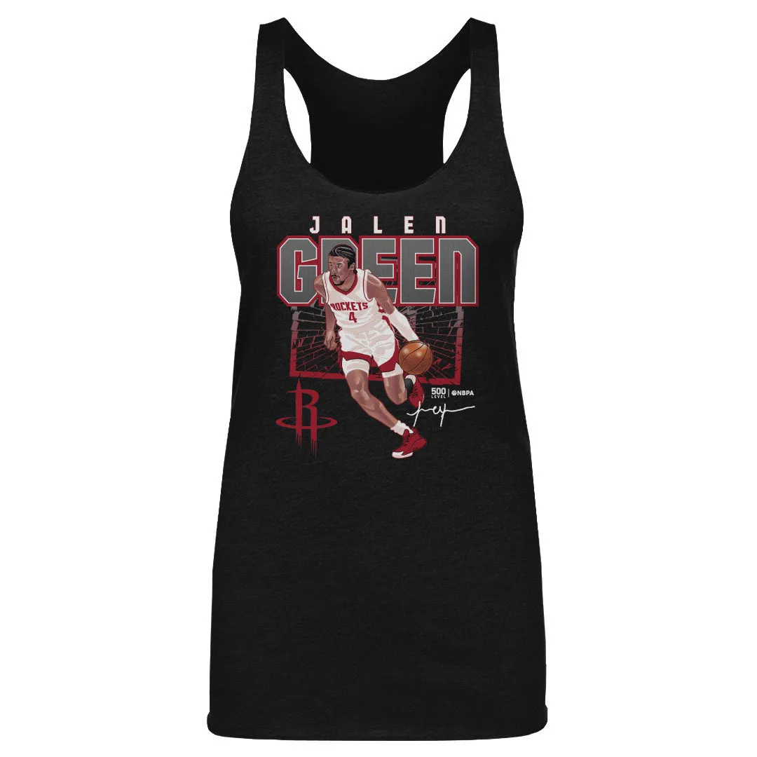 Jalen Green Houston Rockets Shattered WHT sold by 500 Level product image thumbnail 2