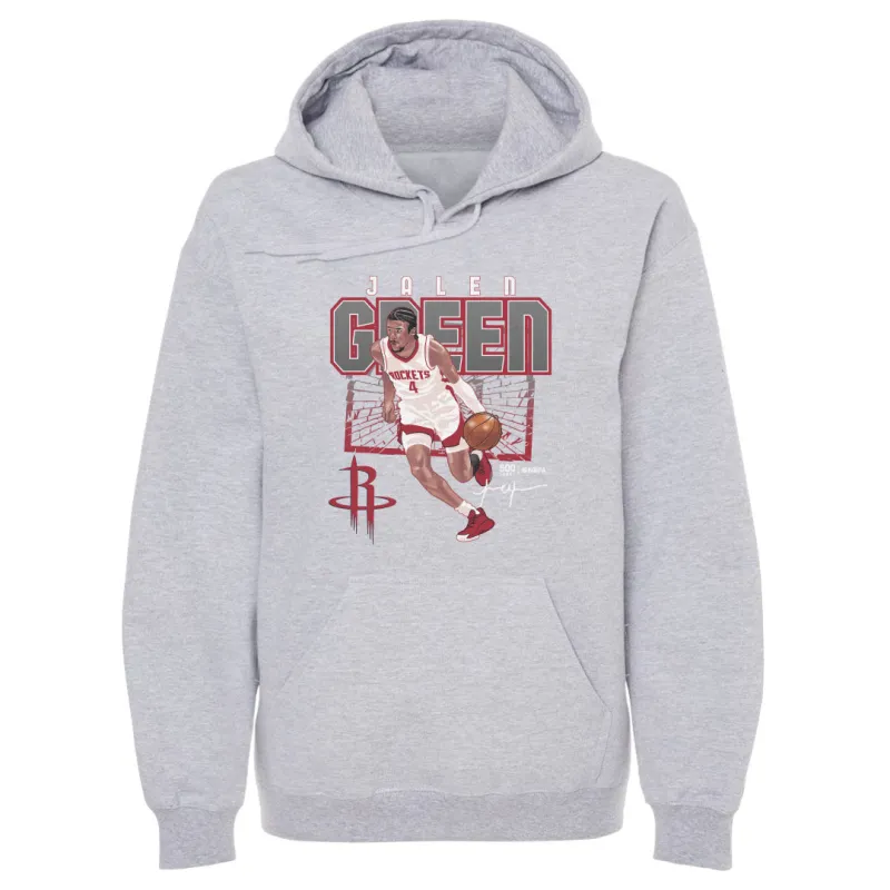 Jalen Green Houston Rockets Shattered WHT sold by 500 Level