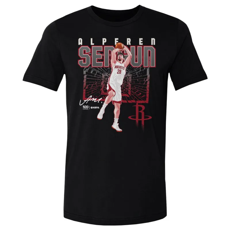 Alperen Sengun Houston Rockets Shattered WHT sold by 500 Level