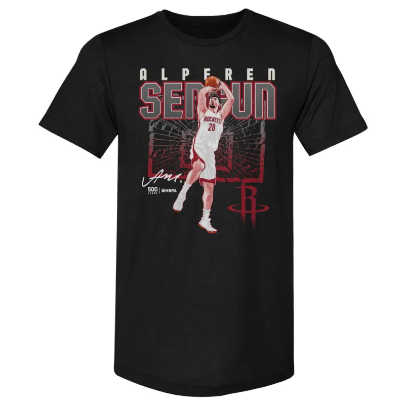 Alperen Sengun Houston Rockets Shattered WHT sold by 500 Level