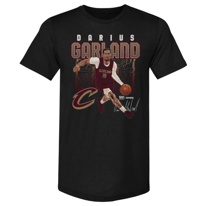 Darius Garland Cleveland Cavaliers Shattered WHT sold by 500 Level