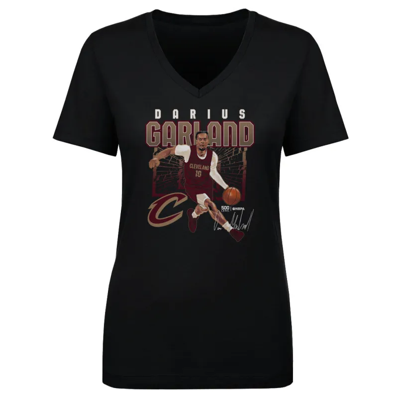 Darius Garland Cleveland Cavaliers Shattered WHT sold by 500 Level
