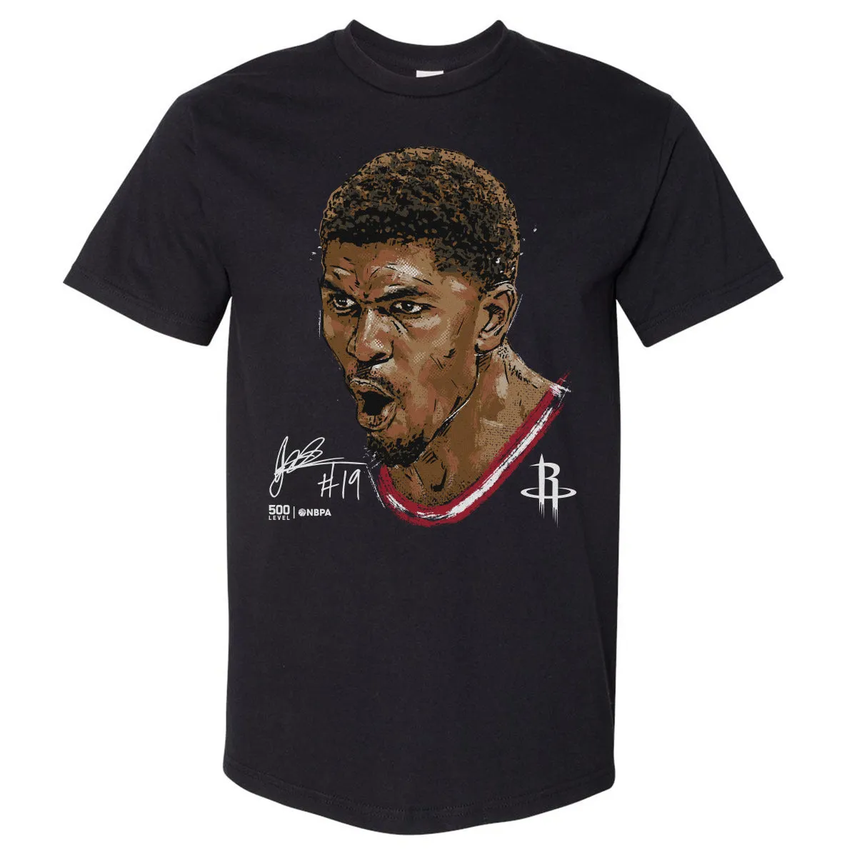 Nate Williams Houston Rockets Portrait WHT sold by 500 Level
