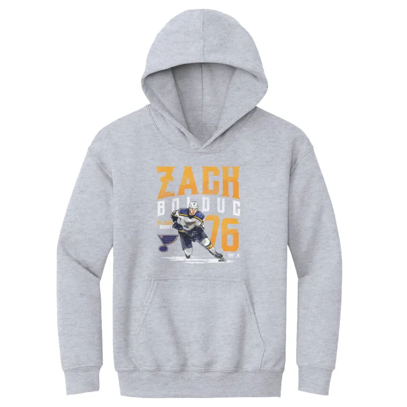 Zack Bolduc St. Louis Blues Player Name WHT sold by 500 Level