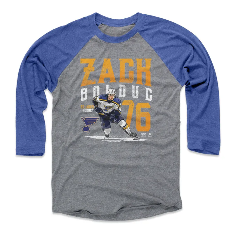 Zack Bolduc St. Louis Blues Player Name WHT sold by 500 Level