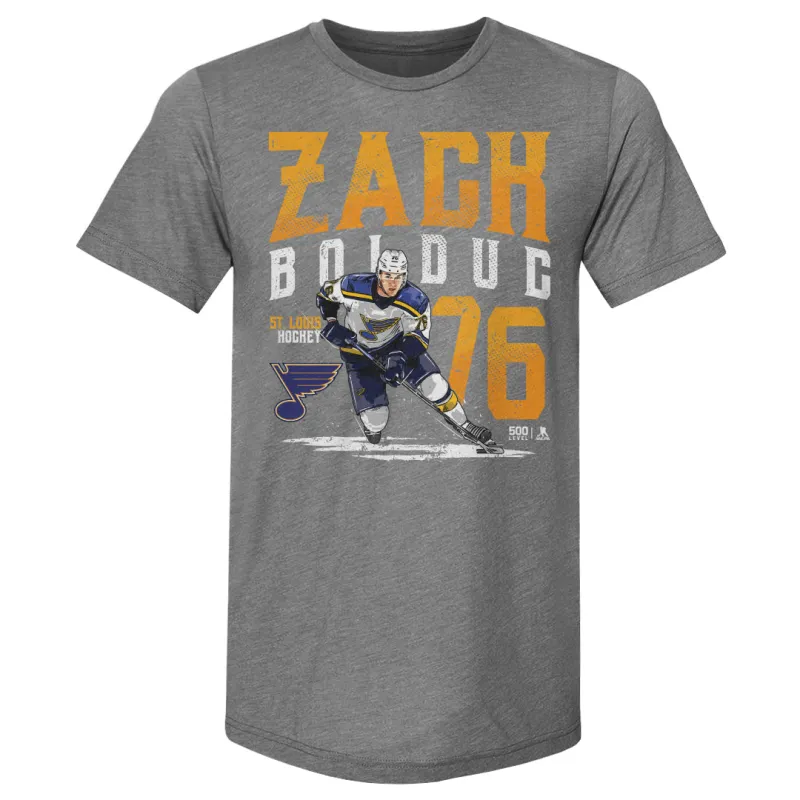 Zack Bolduc St. Louis Blues Player Name WHT sold by 500 Level