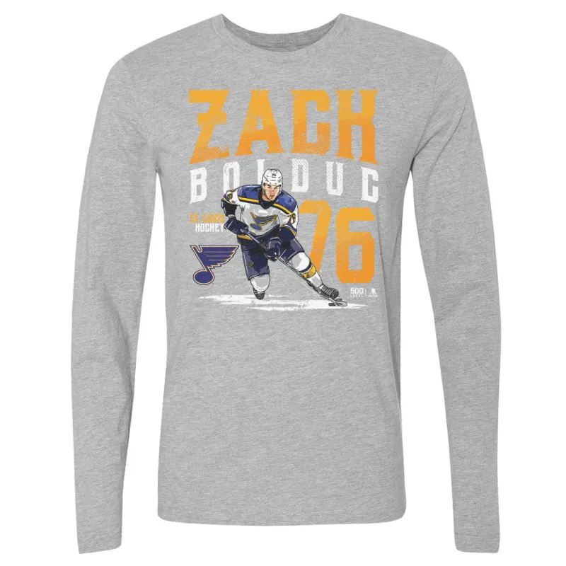 Zack Bolduc St. Louis Blues Player Name WHT sold by 500 Level