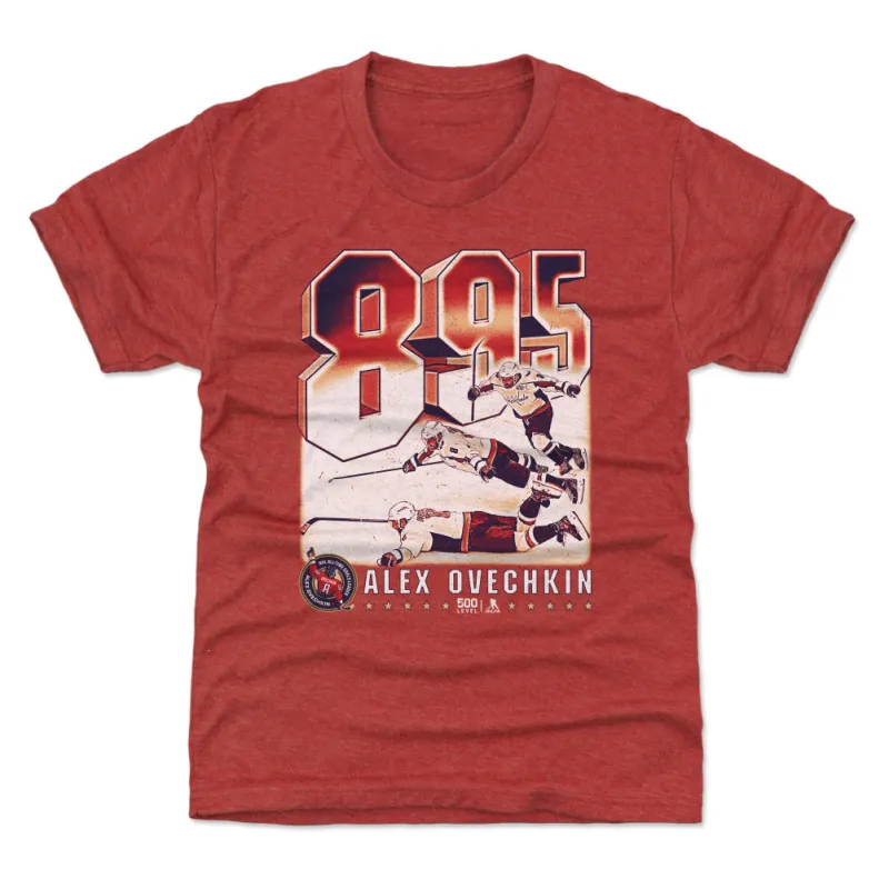 Alex Ovechkin Washington Capitals 895 Career Goals Celebration WHT sold by 500 Level