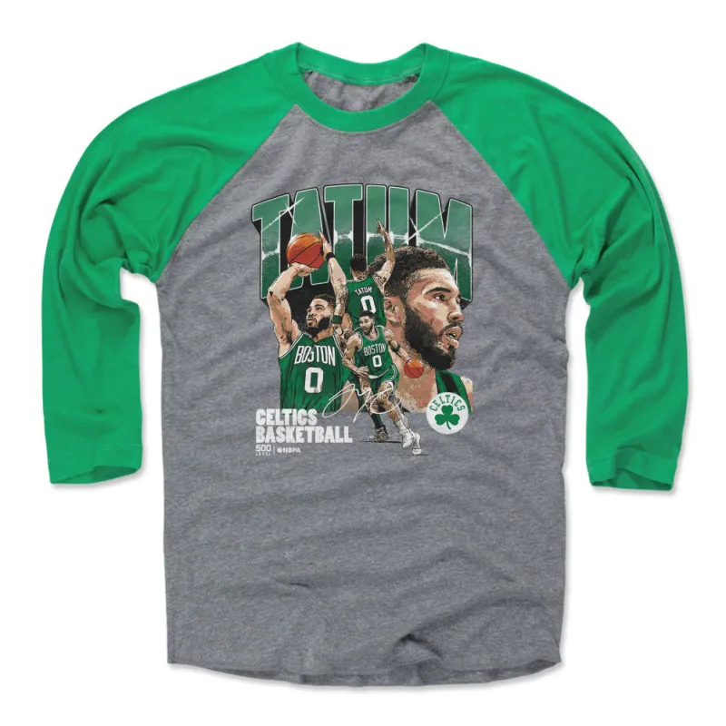 Jayson Tatum Boston Celtics Collage WHT made by 500 Level