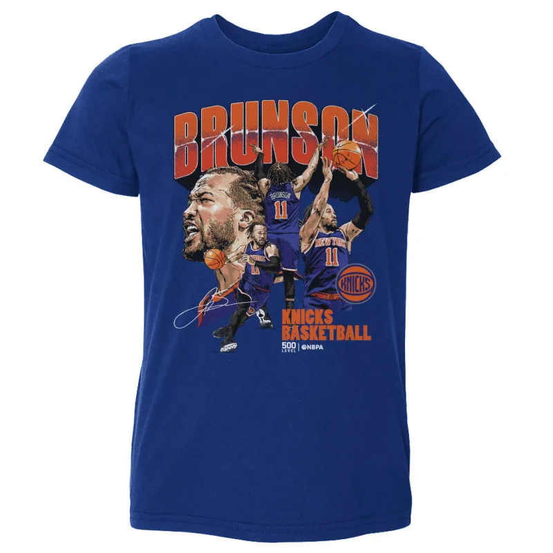 Jalen Brunson New York Knicks Collage WHT sold by 500 Level