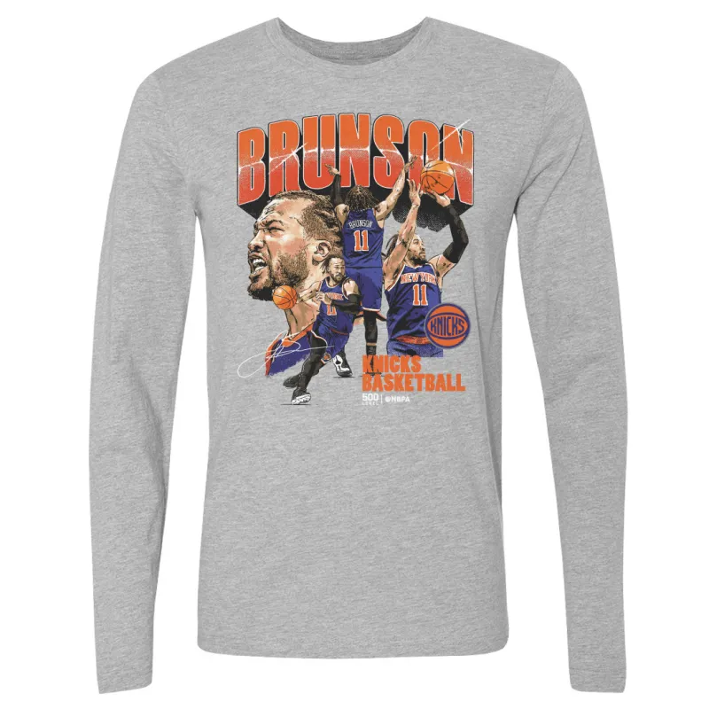 Jalen Brunson New York Knicks Collage WHT sold by 500 Level