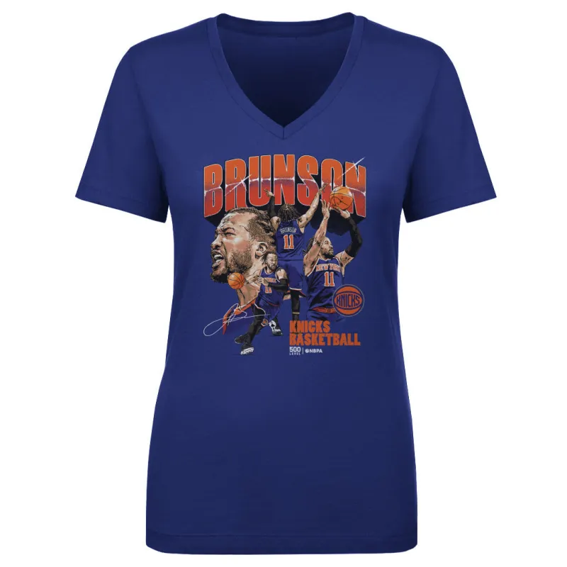 Jalen Brunson New York Knicks Collage WHT sold by 500 Level