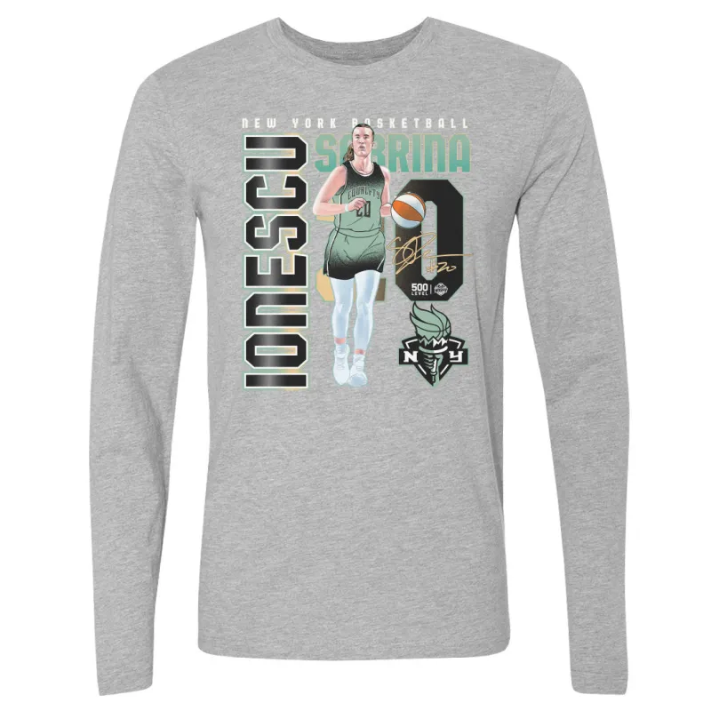 Sabrina Ionescu New York Liberty Player Number WHT sold by 500 Level