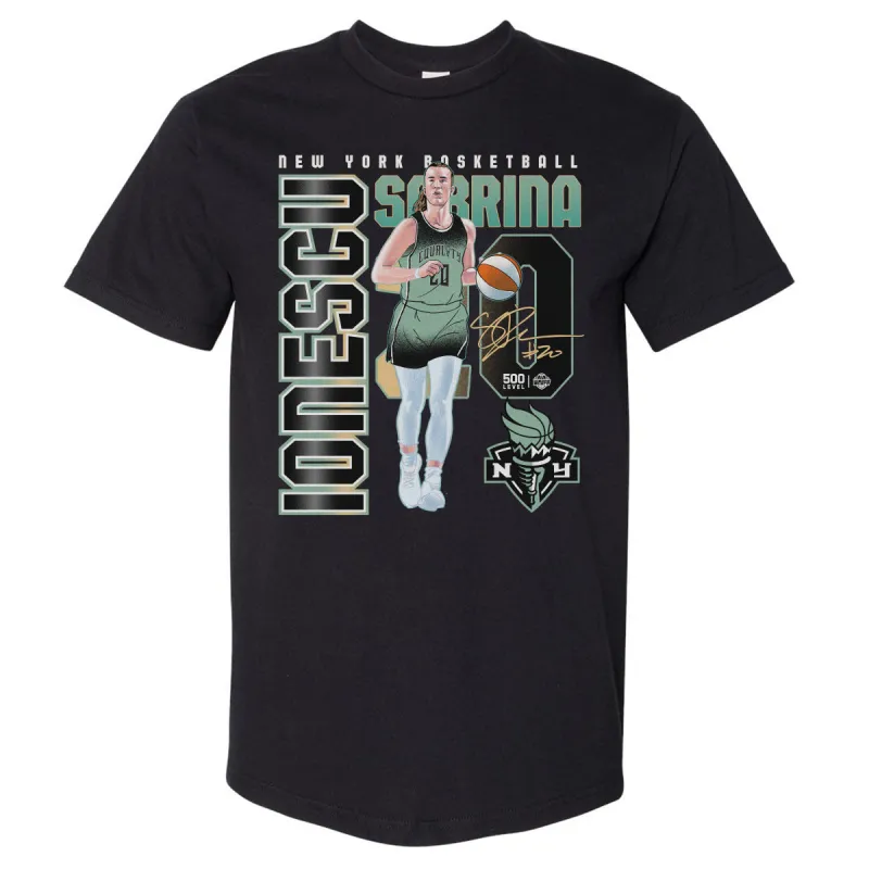 Sabrina Ionescu New York Liberty Player Number WHT sold by 500 Level