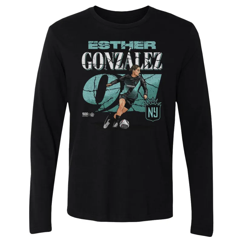 Esther Gonzalez Gotham FC Cracked Number WHT sold by 500 Level