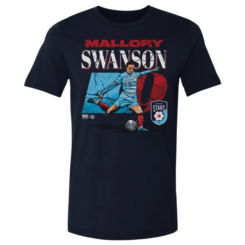 Mallory Swanson Chicago Stars FC Cracked Number WHT sold by 500 Level