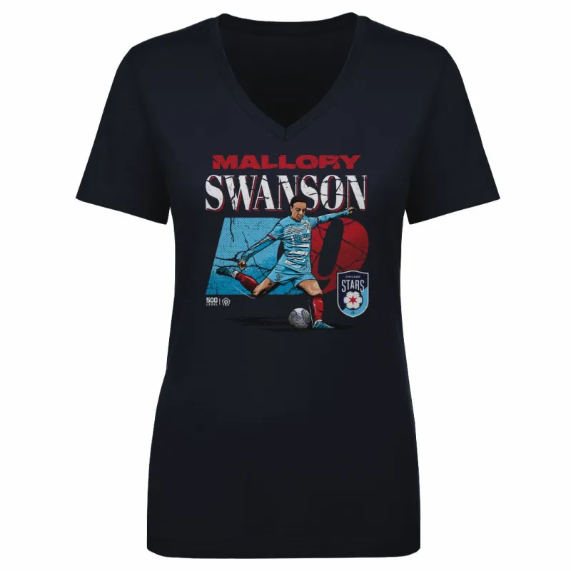 Mallory Swanson Chicago Stars FC Cracked Number WHT sold by 500 Level