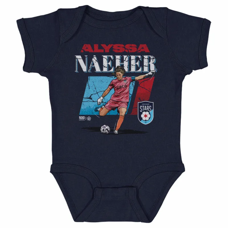 Alyssa Naeher Chicago Stars FC Cracked Number WHT sold by 500 Level