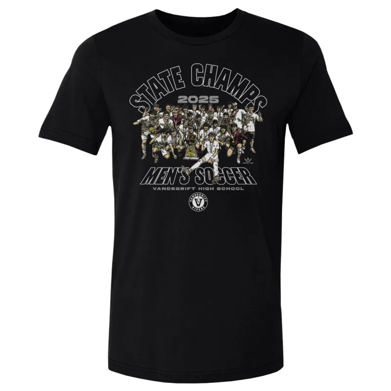 Crown Trio Vandegrift Vipers Men's Soccer State Champs 2025 WHT sold by 500 Level