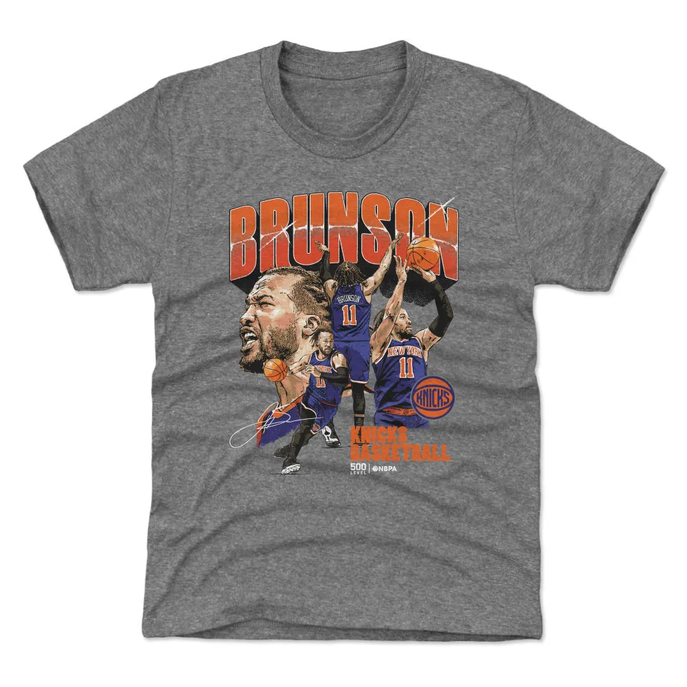Jalen Brunson New York Knicks Collage WHT sold by 500 Level
