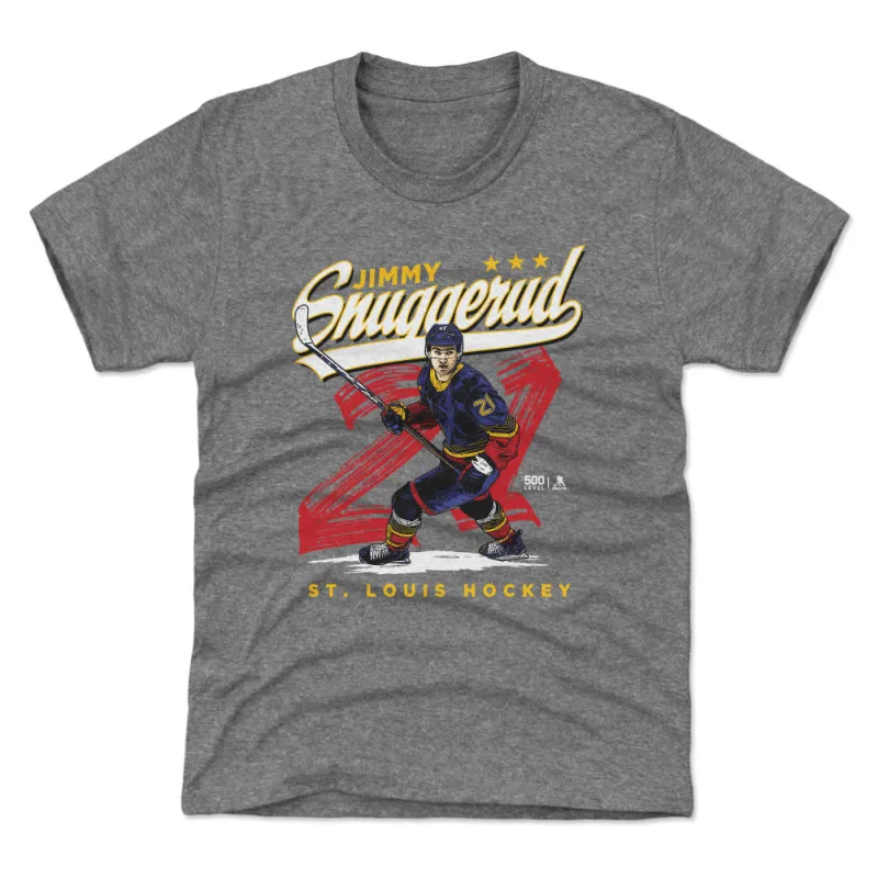 Jimmy Snuggerud St. Louis Retro Script WHT sold by 500 Level