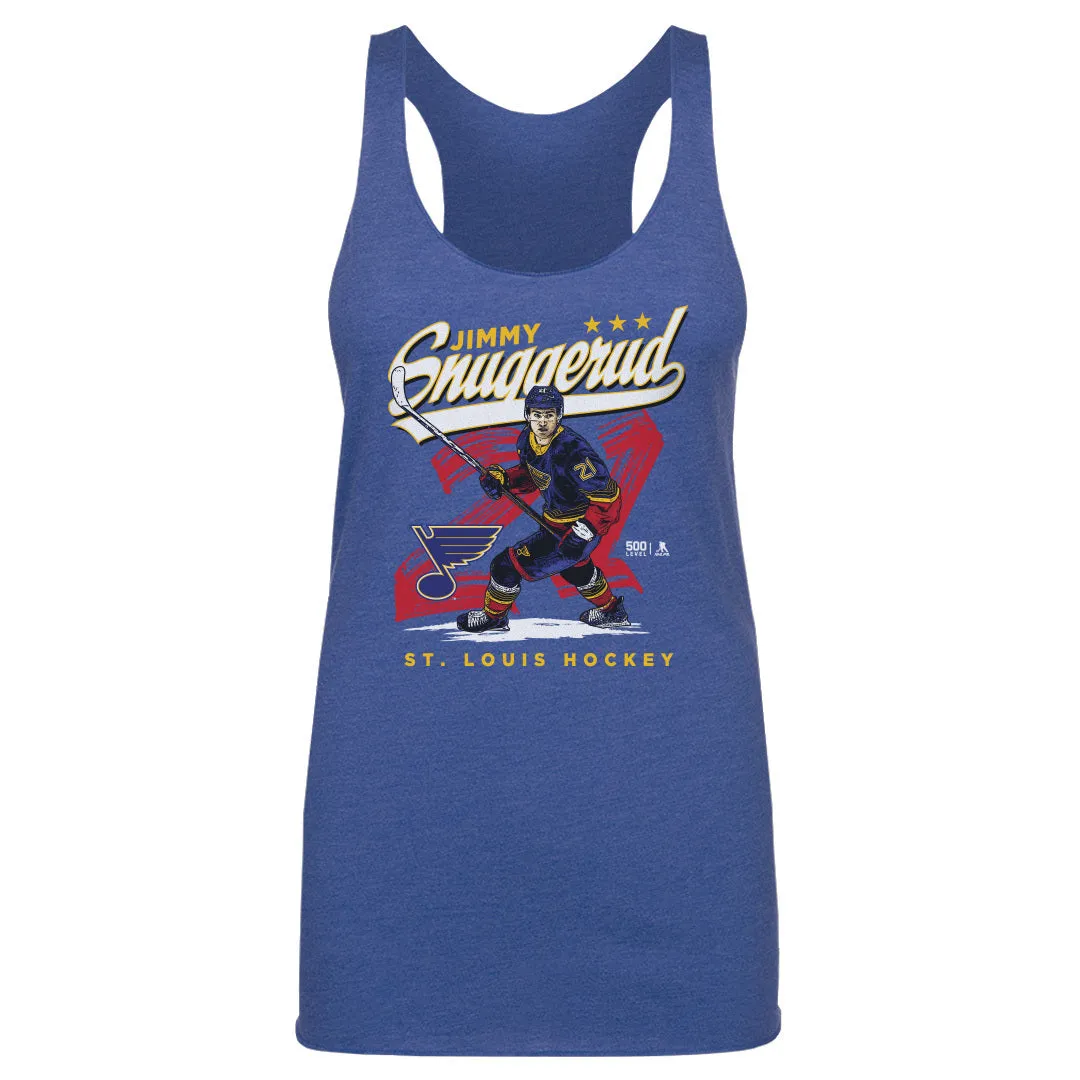 Jimmy Snuggerud St. Louis Blues Retro Script WHT sold by 500 Level product image thumbnail 2