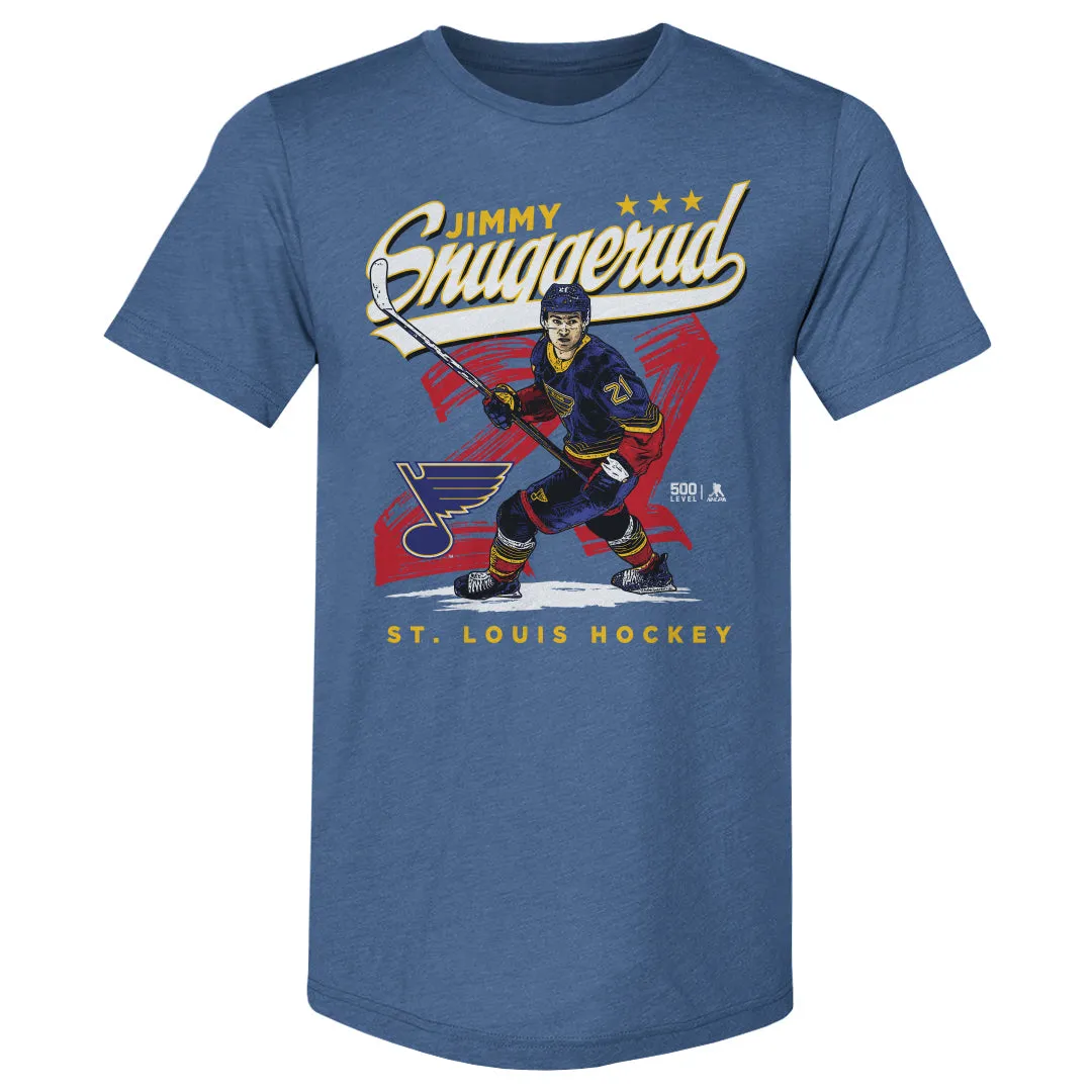 Jimmy Snuggerud St. Louis Blues Retro Script WHT sold by 500 Level product image thumbnail 2
