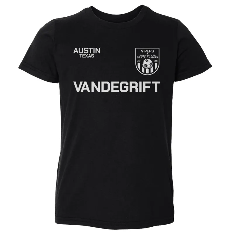 Crown Trio Vandegrift Vipers Men's Soccer State Champs 2025 Patch WHT sold by 500 Level