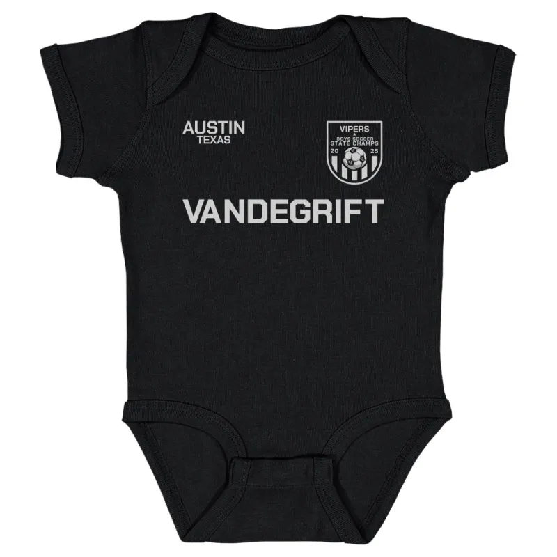 Crown Trio Vandegrift Vipers Men's Soccer State Champs 2025 Patch WHT sold by 500 Level