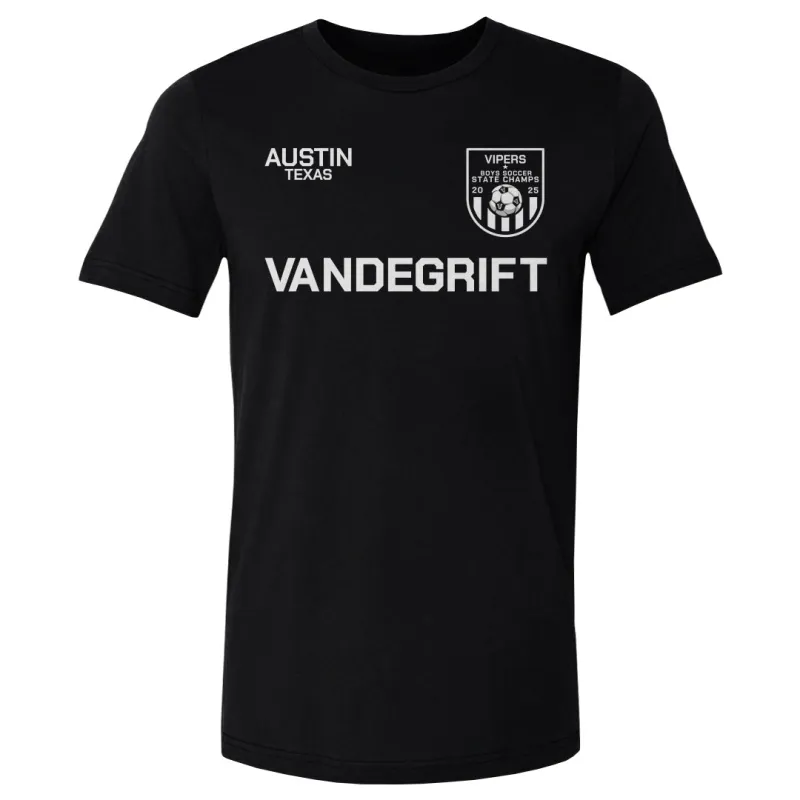 Crown Trio Vandegrift Vipers Men's Soccer State Champs 2025 Patch WHT sold by 500 Level