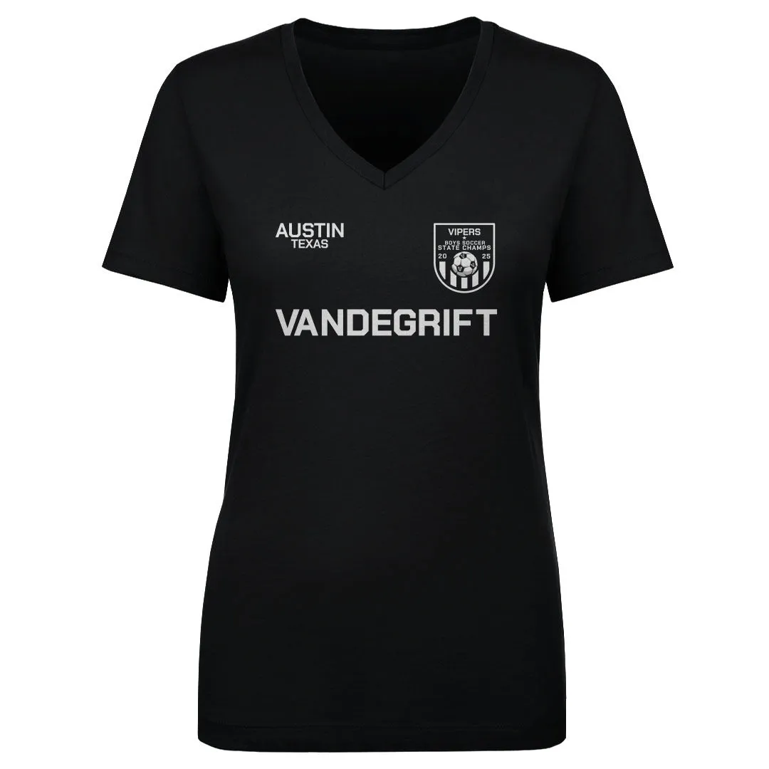 Crown Trio Vandegrift Vipers Men's Soccer State Champs 2025 Patch WHT sold by 500 Level