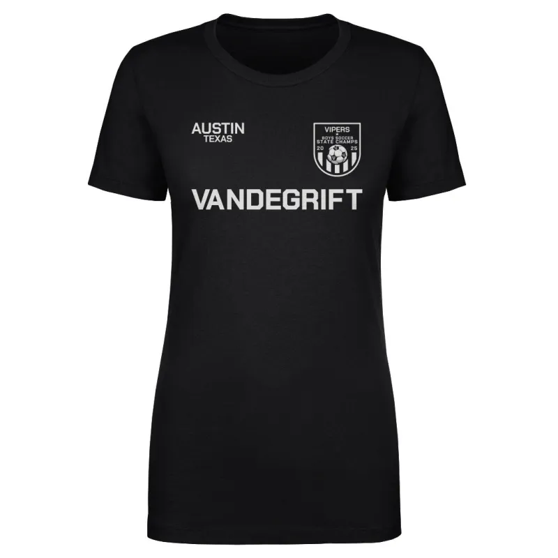 Crown Trio Vandegrift Vipers Men's Soccer State Champs 2025 Patch WHT sold by 500 Level